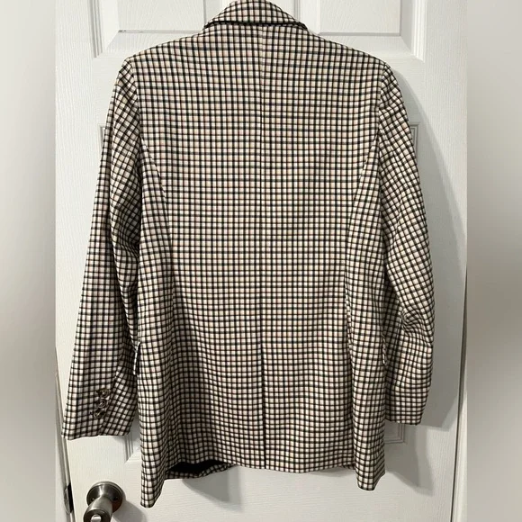 Women’s plaid blazer - Size M - Picture 3 of 4
